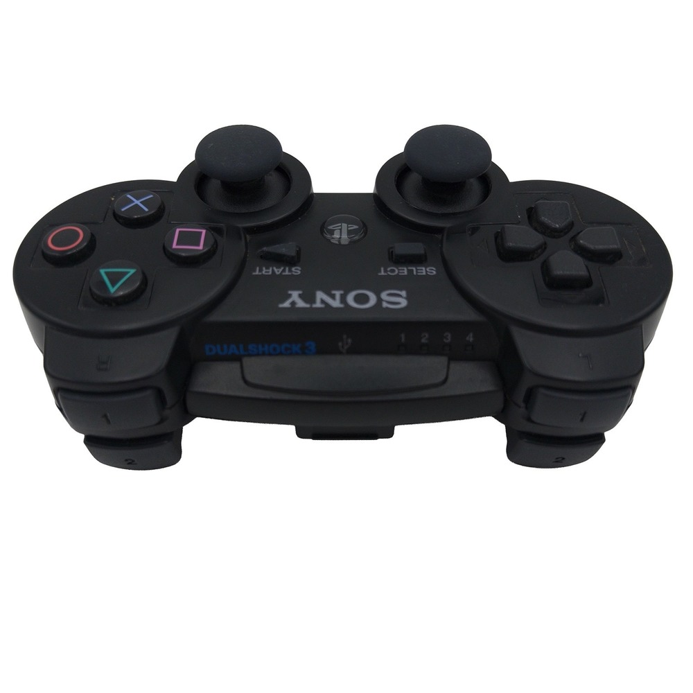 Sony PlayStation 3 DualShock 3 Six axis Wireless Controller Black | USB Included
